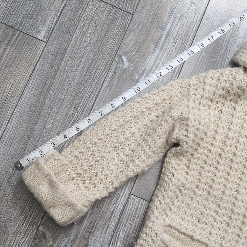 Vero Moda Cream Cowl Neck Textured Knit Sweater S - Picture 5 of 7